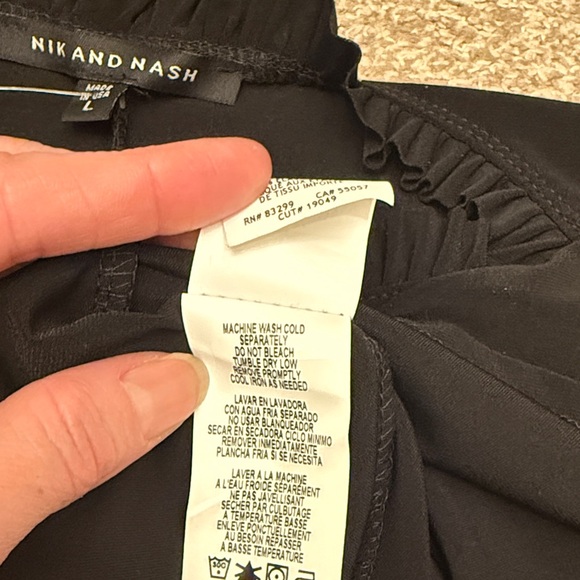 Chic Black Ruffle Sleeve Midi Dress - Picture 8 of 8